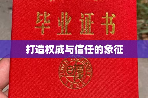 武定打造权威与信任的象征